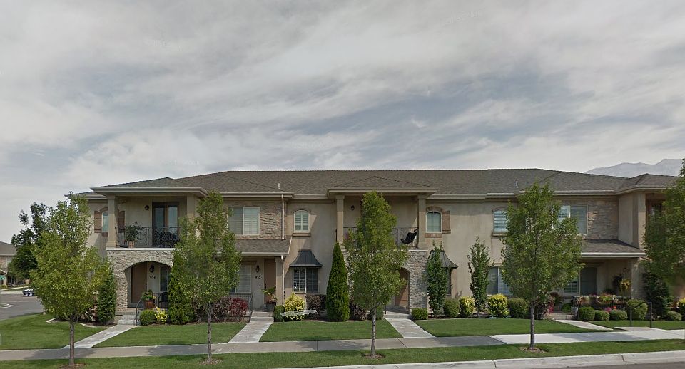 front of townhome