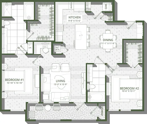 Floor plan B6