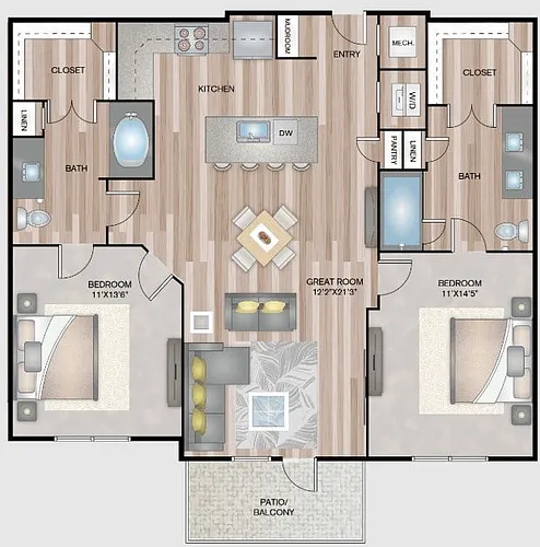 Floor plan B1