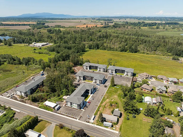 Alder Creek runs through the property