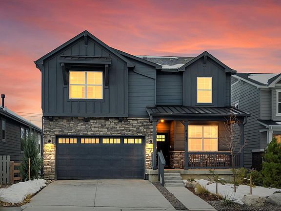 The Bluebell floorplan exterior image taken at a Meritage Homes community in Littleton, CO.