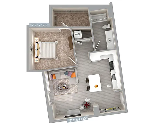Floor plan A14-745-scheme1