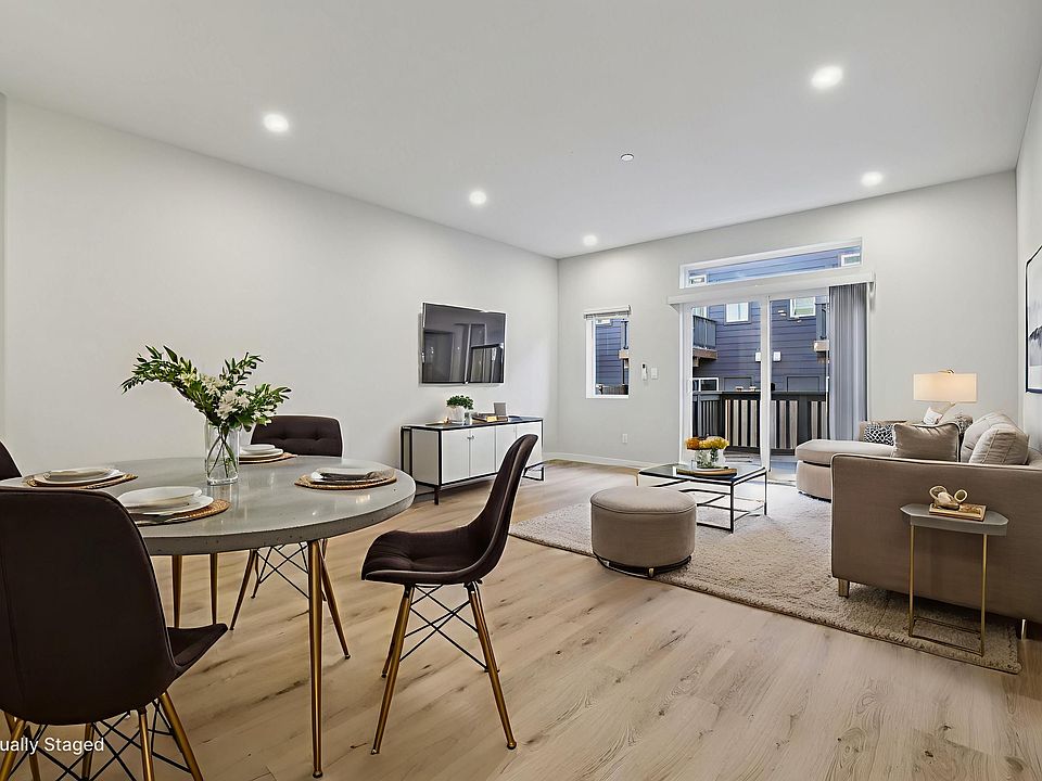 Living and Dining area (Virtually Staged)