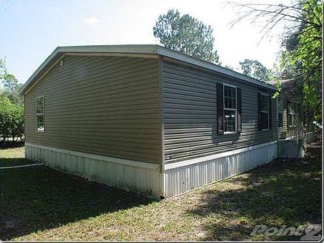 Backyard and rear of Home