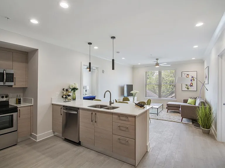 Kitchen & Living Room