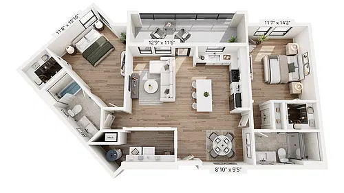 Floor plan B3