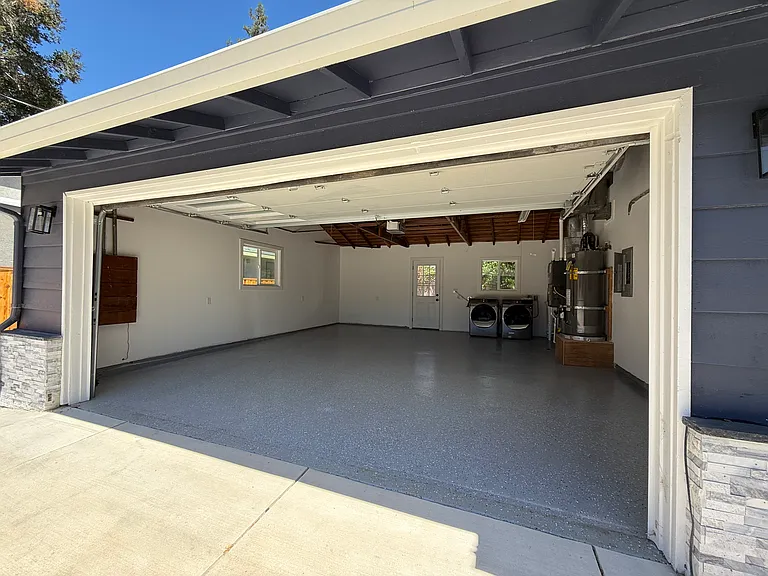 Two car garage