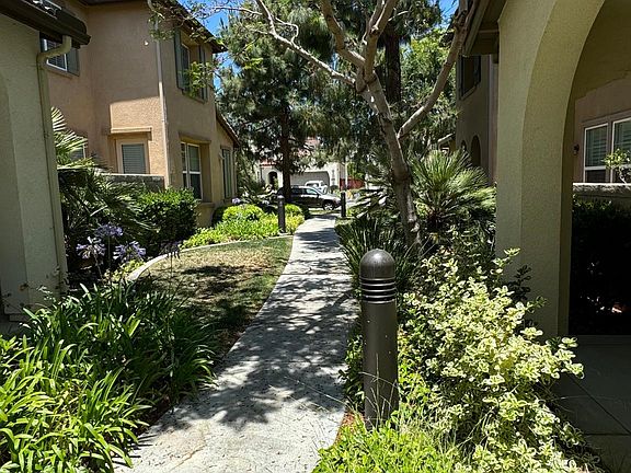 Walk way view from the front door.