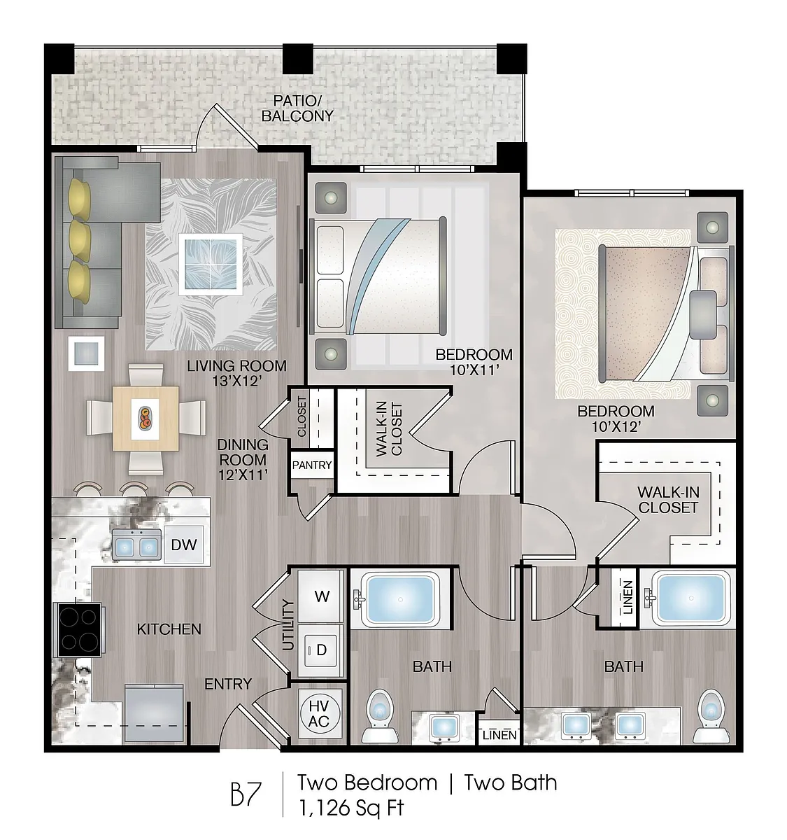Floor plan B7