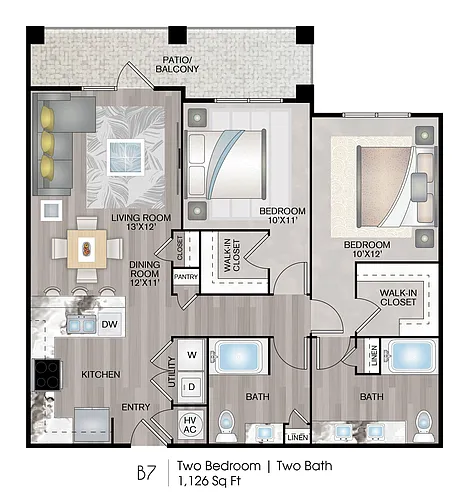 Floor plan B7