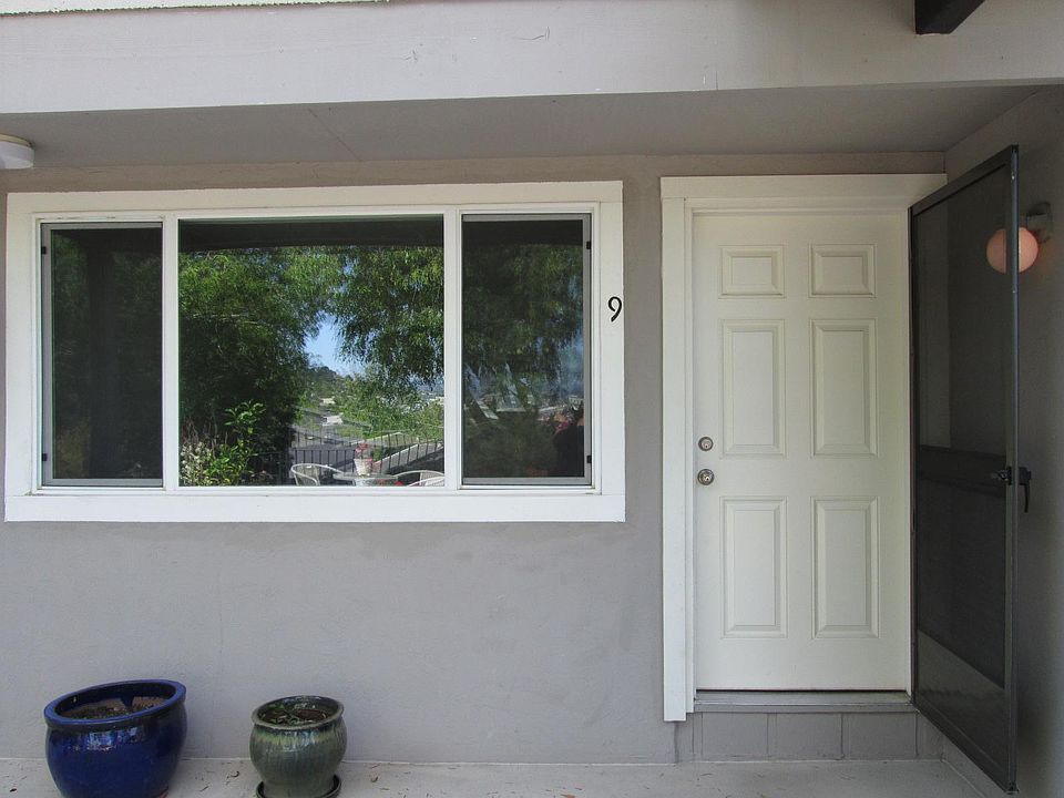 Front entrance to unit