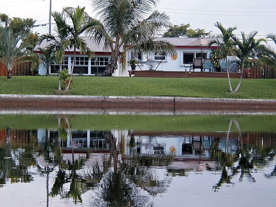 Back yard water view