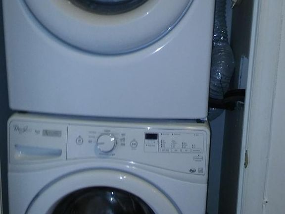 In unit washer and dryer