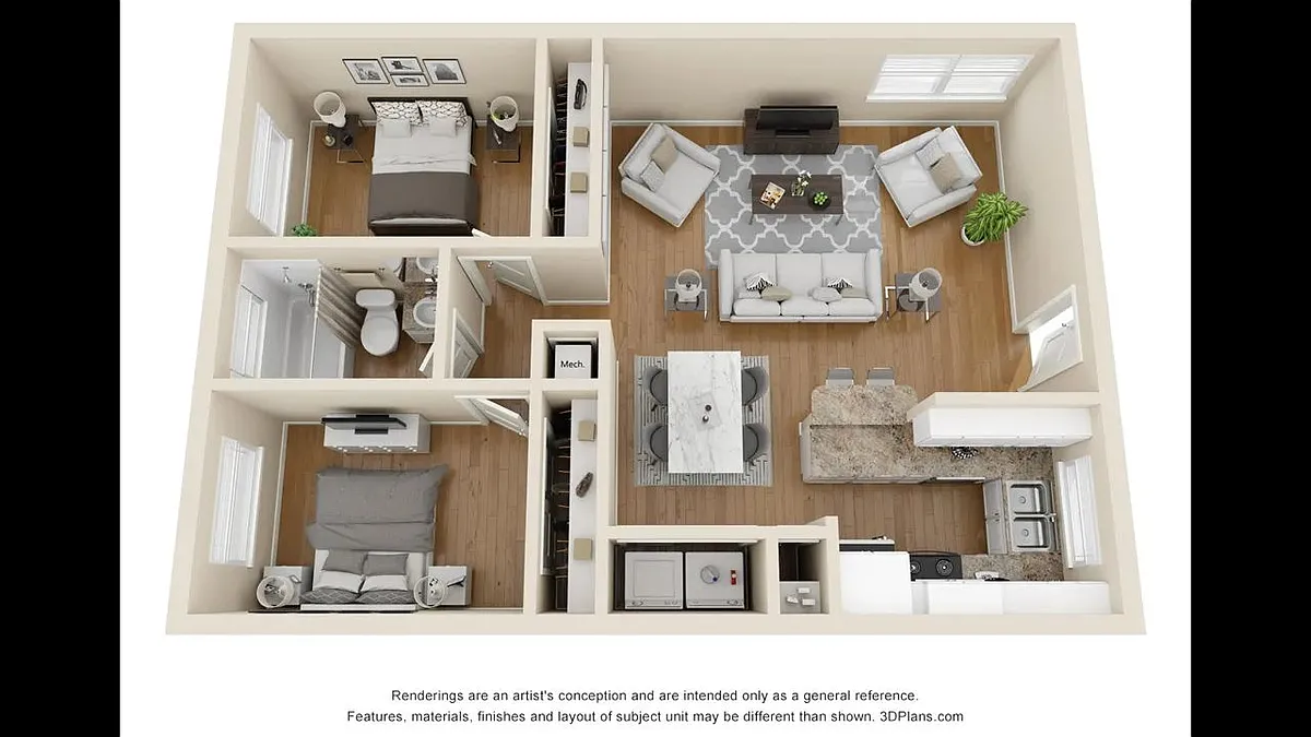 Floor plan The King Palm