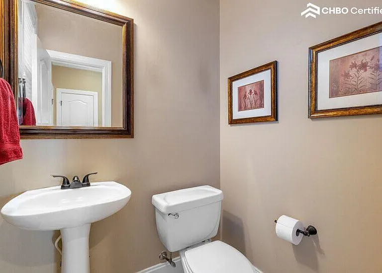 main level half bath