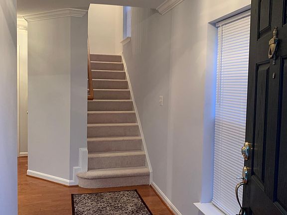 Entry-way and stairs to main level.