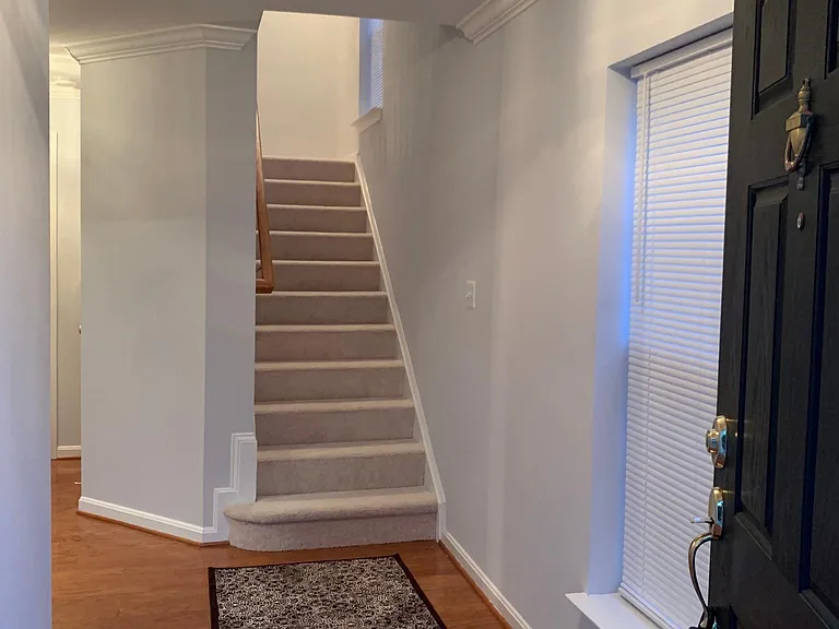 Entry-way and stairs to main level.
