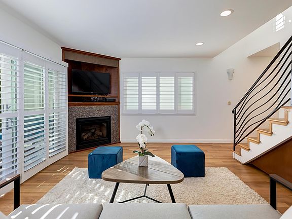 Living Room with Fireplace