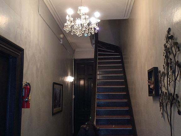 Hallway leading to apartment