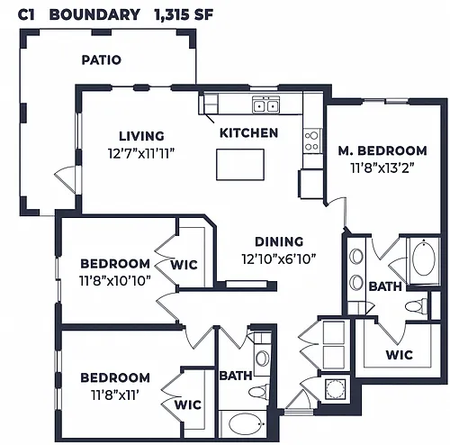 Floor plan The Boundary