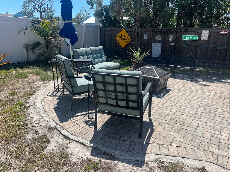 Patio area