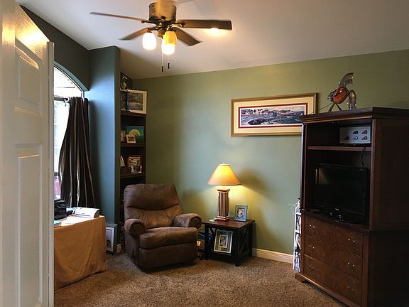 Vaulted ceiling family room