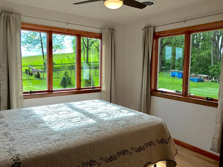 Small Bedroom with view of University Sheep Farm