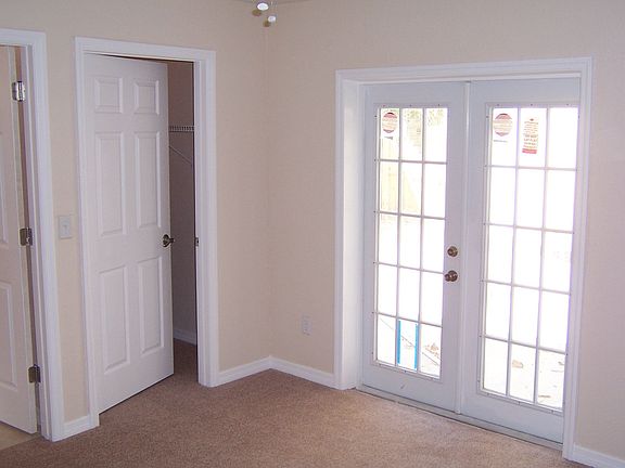 Master Bedroom With French Doors