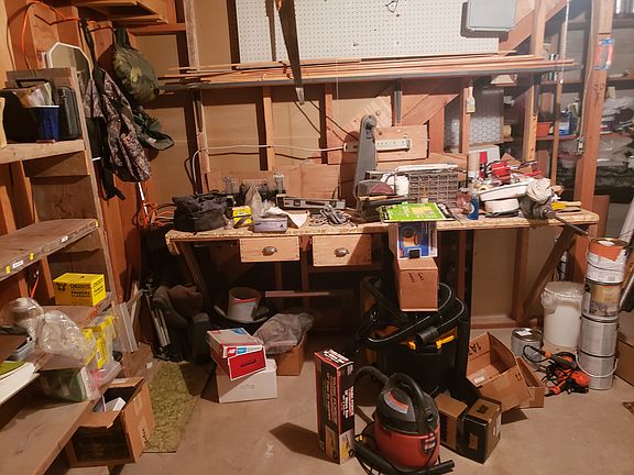 Basement work area
