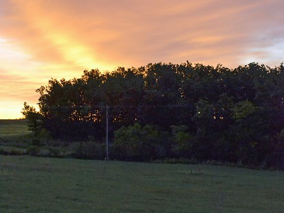 Kitchen window sunrise