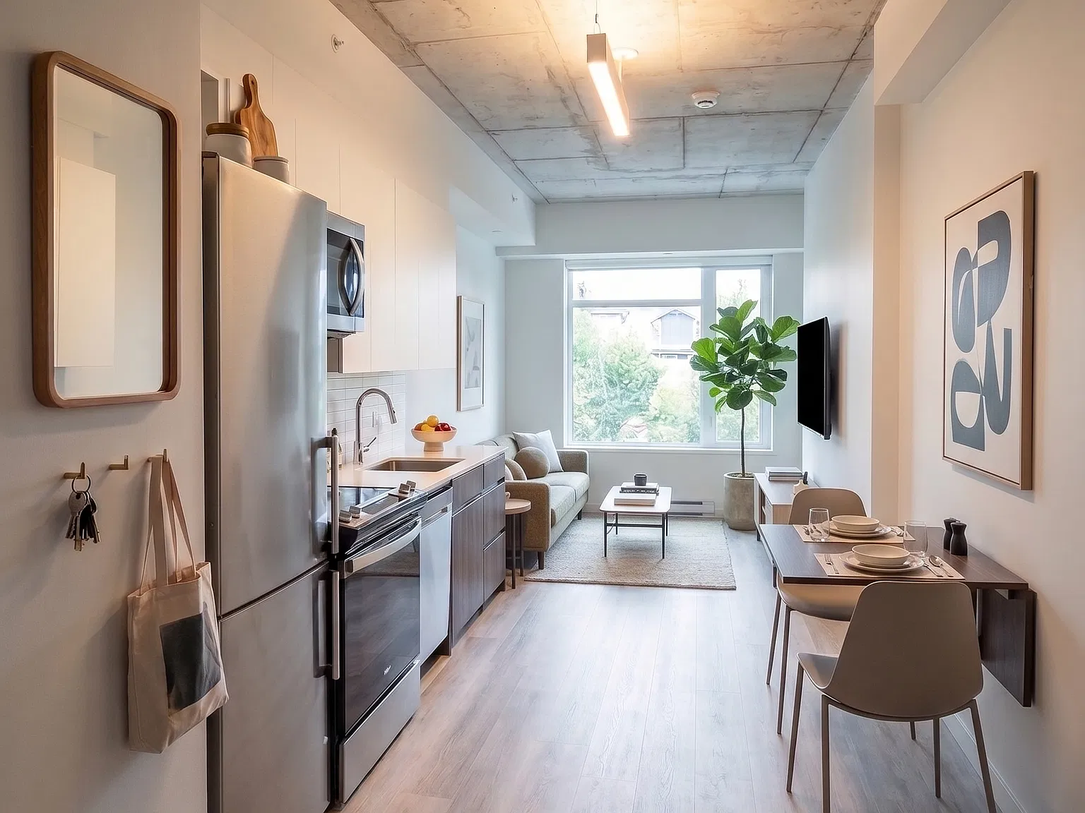 Canvas Lofts - 1 Bed + Den — Photo 1