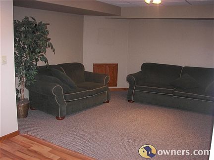 finished basement w/surround sound