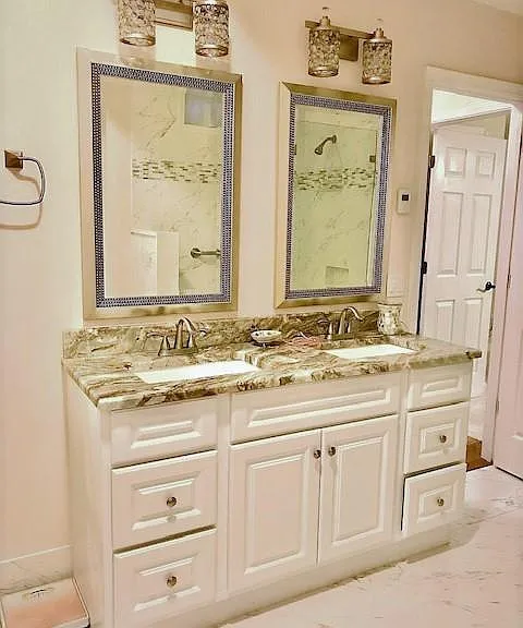 Double Granite Vanity bath