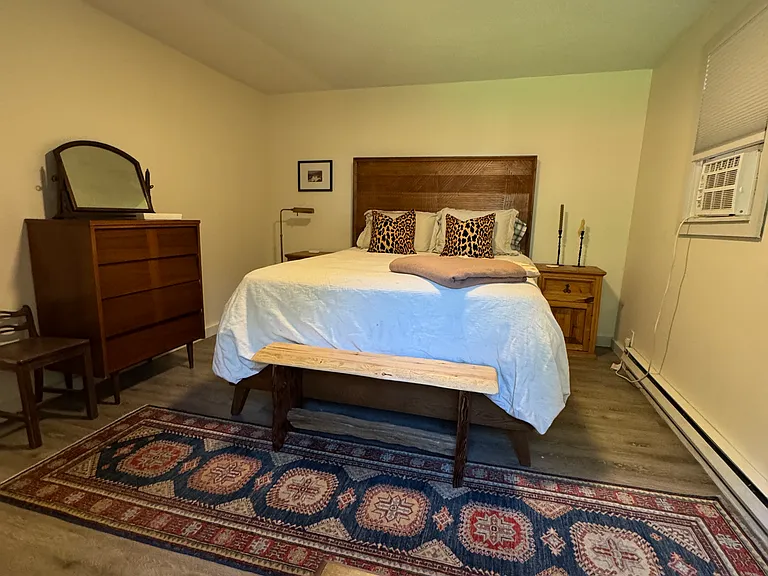 Master bedroom with window AC