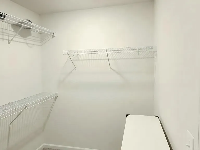 Master bedroom walk-in closet