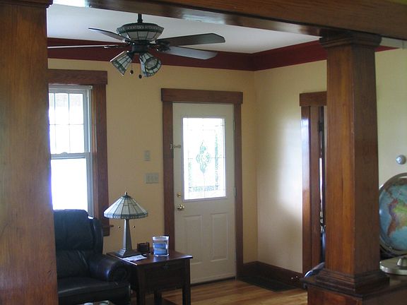Looking into living room.