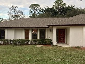 Close up view of front entry