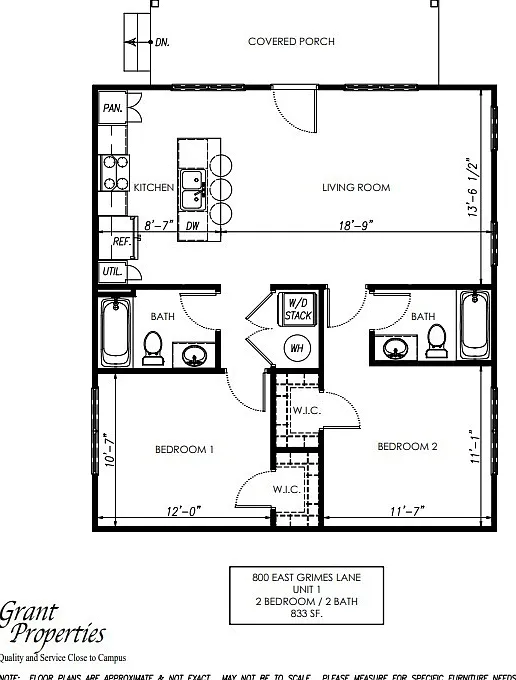 2 bed, 830 sqft, $2,050 — Photo 2