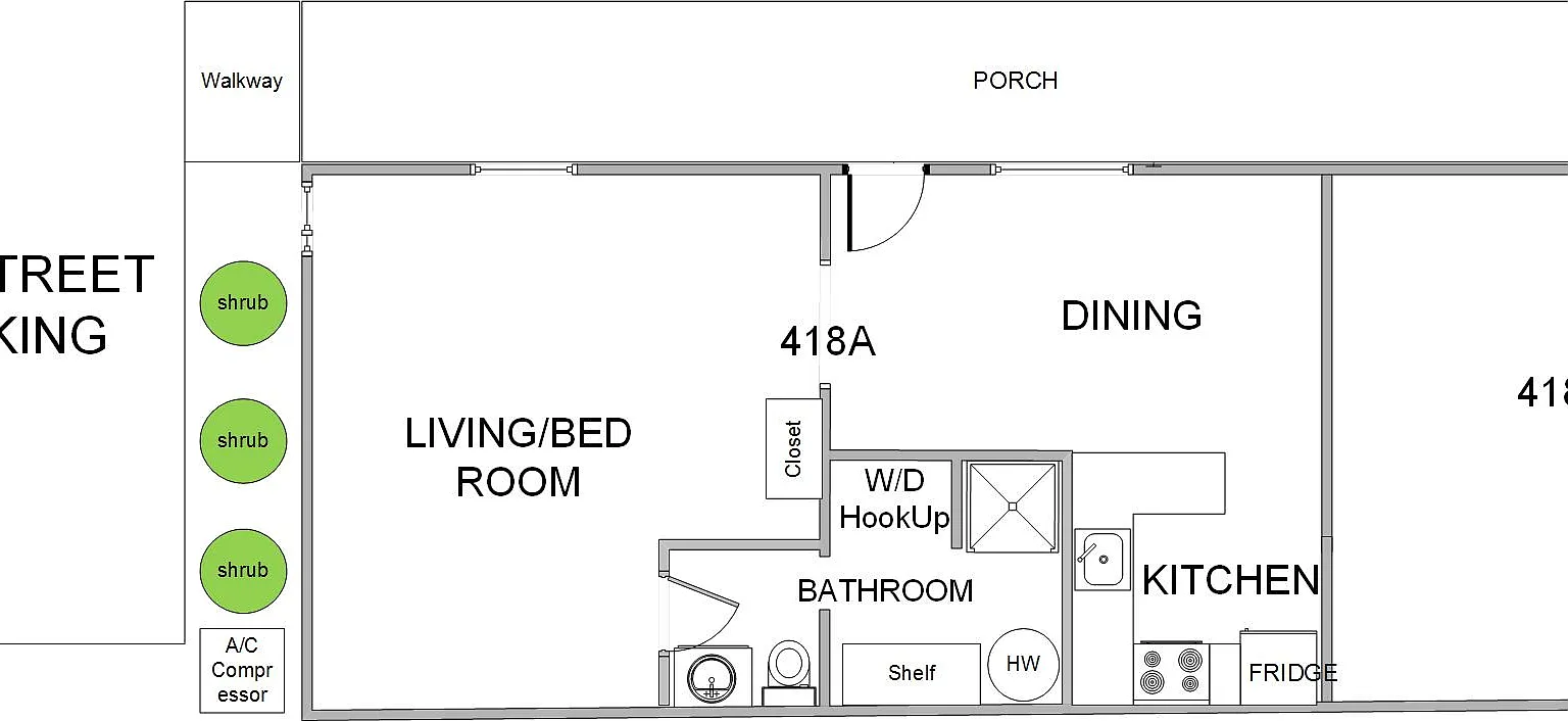 Studio, 600 sqft, $950 — Photo 1