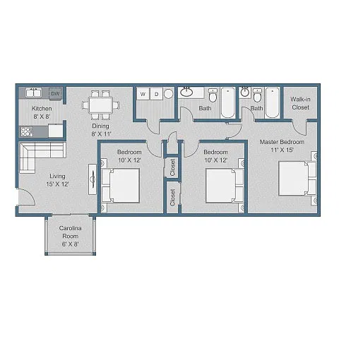 Floor plan C1