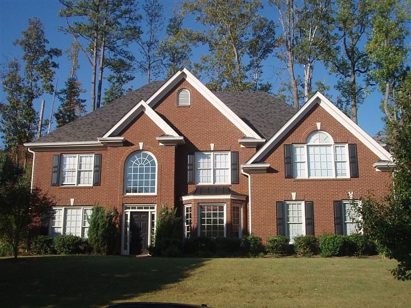 3-side brick home