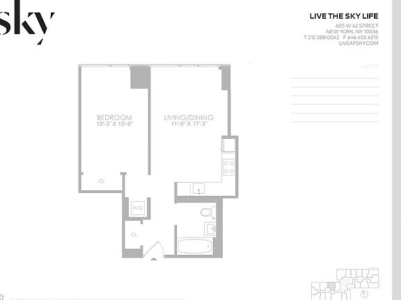 2nd image of 605 W 42nd St APT 40W