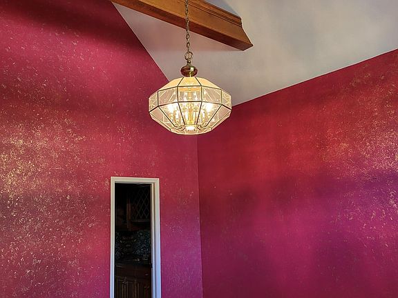 Beautiful wood beams in formal living