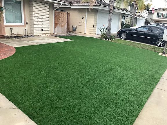 Look at the nice turf!