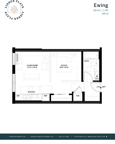 Floor plan The Ewing