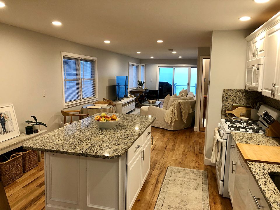 1st floor. Unit is staged with furniture for this photo. Unit comes unfurnished.