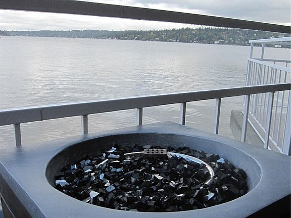 Custom deck firepit