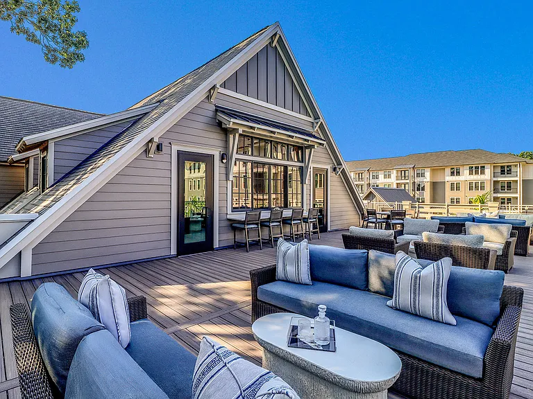 Rooftop lounge and patio