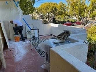 11 x 10 Balcony during remodel
