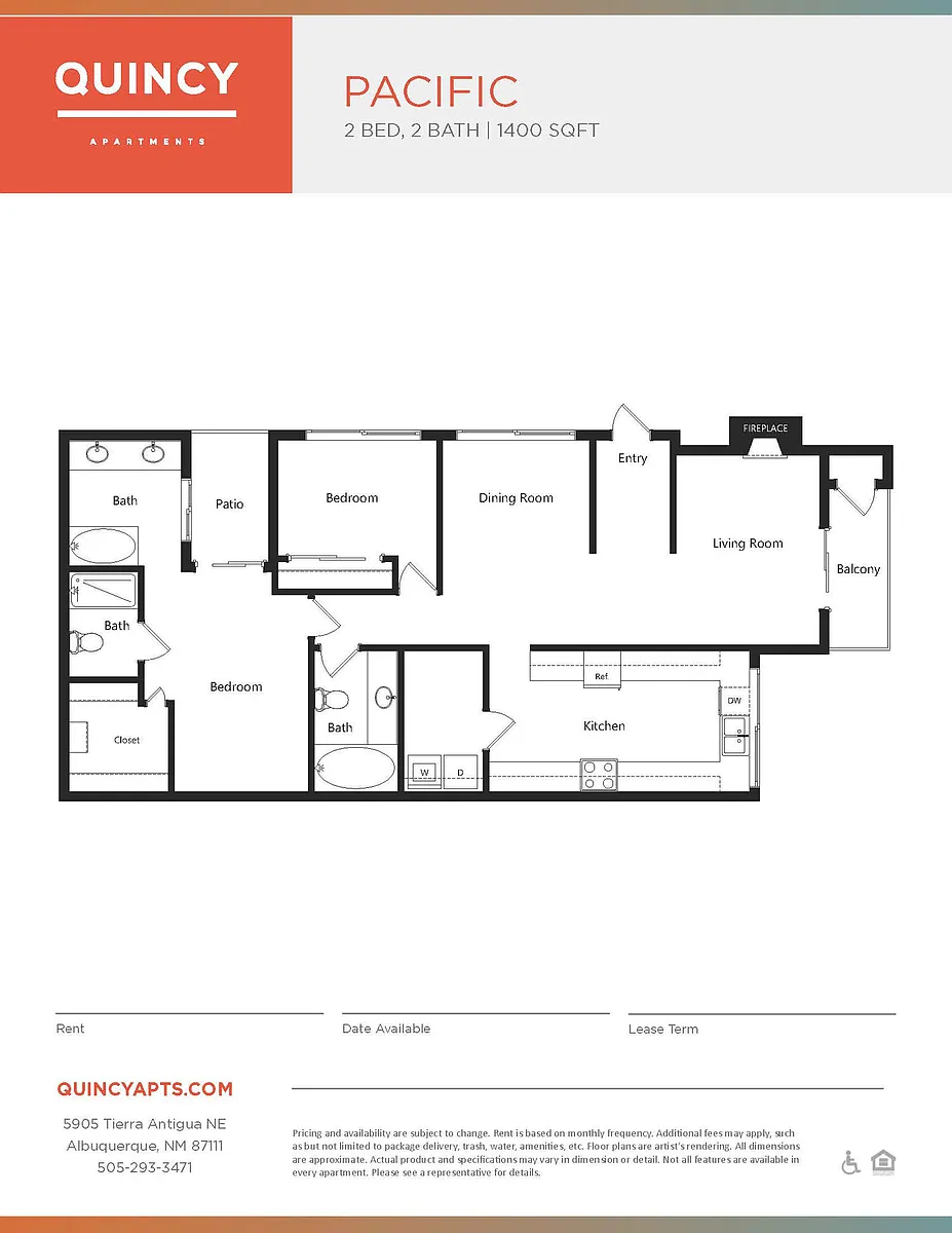 Floor plan PACIFIC